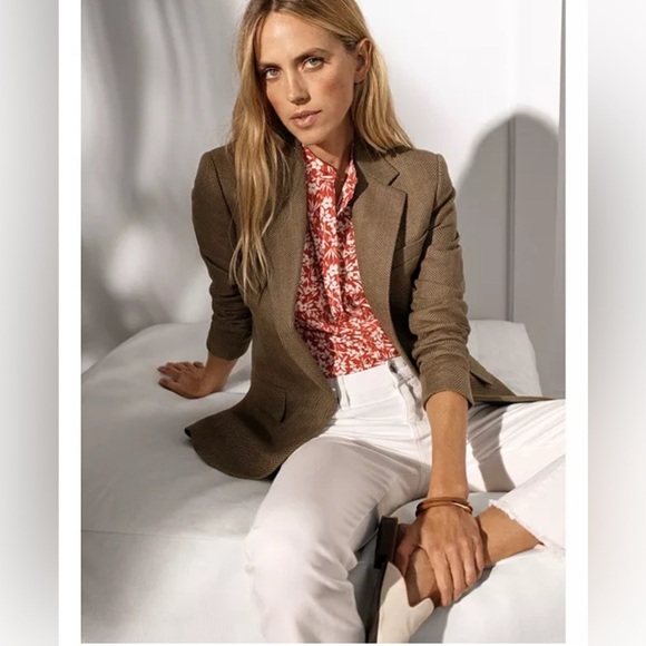 Lauren Ralph Lauren Tops - Lauren Ralph Lauren Whimsical Floral Print Crepe Top Sz XS Petite Ruffles